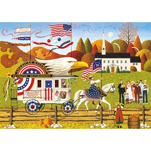 Buffalo Games (2627) - Charles Wysocki: "So Proudly We Hail" - 300 piezas
