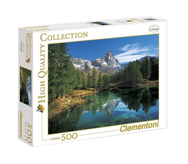 Clementoni (30360) - "The Blue Lake - Matterhorn" - 500 piezas