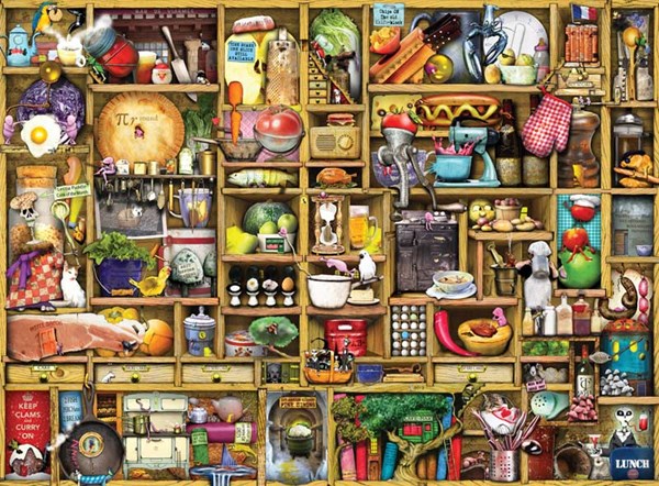 Ravensburger (19298) - Colin Thompson: "Kitchen Cupboard" - 1000 piezas