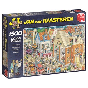 Jumbo (17461) - Jan van Haasteren: "Building Site" - 1500 piezas