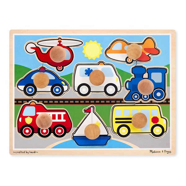 Melissa and Doug (8980) - "Vehicles" - 8 piezas