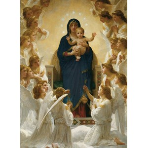 Eurographics (6000-7064) - William-Adolphe Bouguereau: "Virgin with Angels" - 1000 piezas