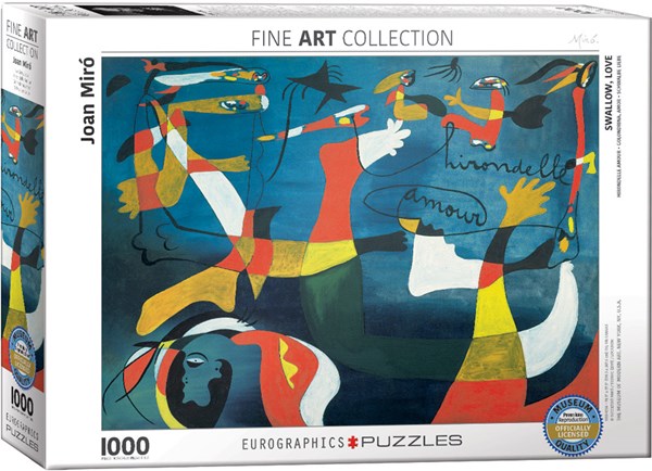 Eurographics (6000-0859) - Joan Miro: "Swallow, Love" - 1000 piezas