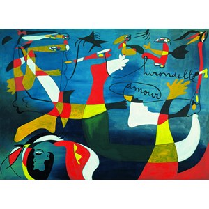 Eurographics (6000-0859) - Joan Miro: "Swallow, Love" - 1000 piezas