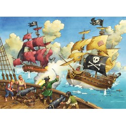 Ravensburger (10666) - "Pirate Battle" - 100 piezas
