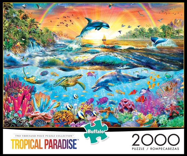 Buffalo Games (2031) - Adrian Chesterman: "Tropical Paradise" - 2000 piezas