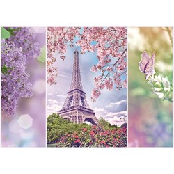 Trefl (10409) - "Romantic Spring In Paris" - 1000 piezas