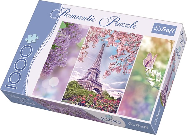 Trefl (10409) - "Romantic Spring In Paris" - 1000 piezas