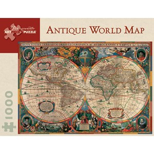 Pomegranate (AA603) - Henricus Hondius: "Antique World Map, 1630" - 1000 piezas