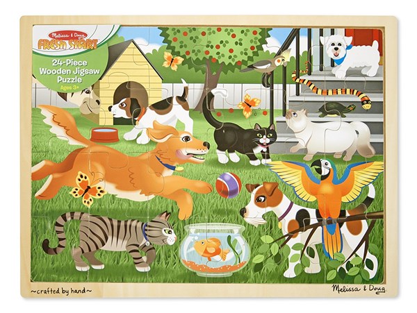 Melissa and Doug (9059) - "Pets" - 24 piezas