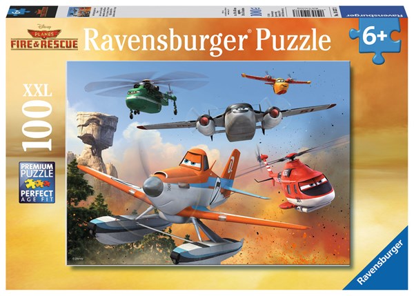 Ravensburger (10537) - "Fighting the Fire" - 100 piezas