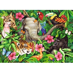 Ravensburger (09533) - Jane Maday: "Tropical Friends" - 60 piezas