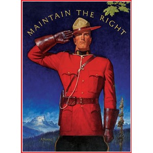 Eurographics (6000-0972) - "Royal Canadian Mounted Police, Maintain the Right" - 1000 piezas