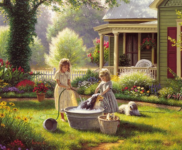 SunsOut (53011) - Mark Keathley: "Spring Cleaning" - 1000 piezas