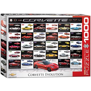 Eurographics (6000-0683) - "Corvette Evolution" - 1000 piezas