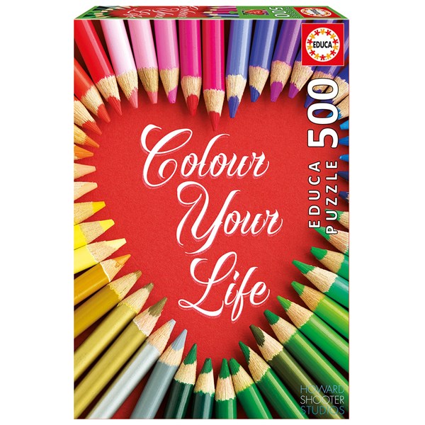 Educa (17081) - "Colour Your Life" - 500 piezas
