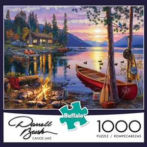 Buffalo Games (11240) - Darrell Bush: "Canoe Lake" - 1000 piezas