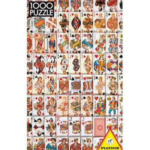 Piatnik (543746) - "Playing Cards" - 1000 piezas