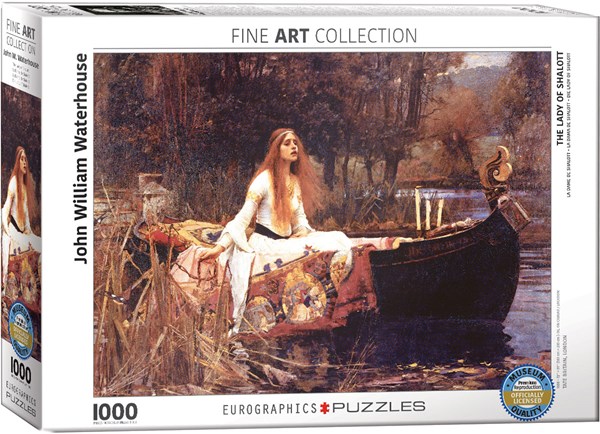 Eurographics (6000-1133) - John William Waterhouse: "The Lady of Shalott" - 1000 piezas