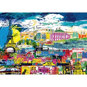 Heye (29741) - Kitty McCall: "I love Paris!" - 1000 piezas