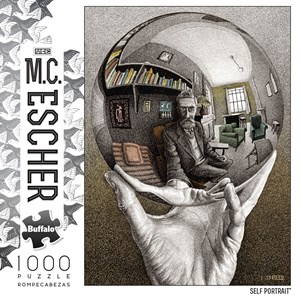 Buffalo Games (11365) - M. C. Escher: "Self Portrait MC Escher" - 1000 piezas