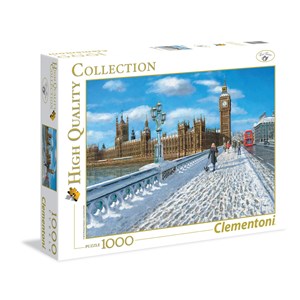 Clementoni (39320) - "London, Promenade in the Snow" - 1000 piezas