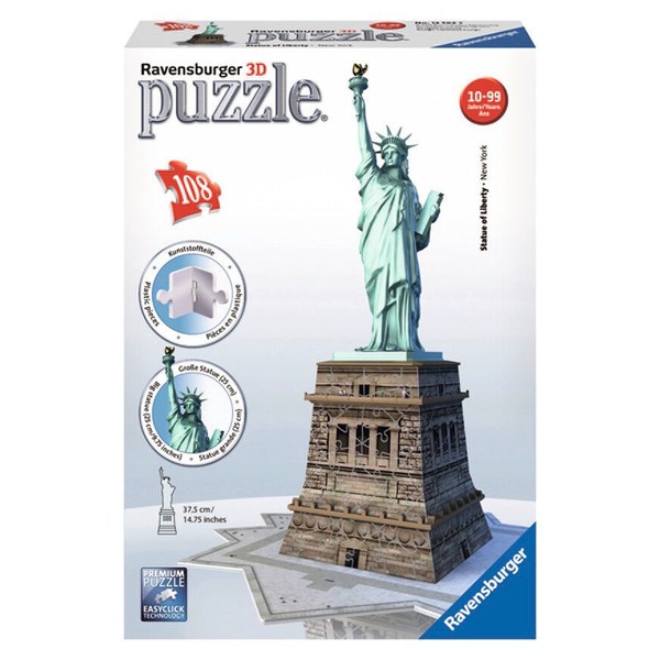 Ravensburger (12584) - "Statue of Liberty" - 108 piezas