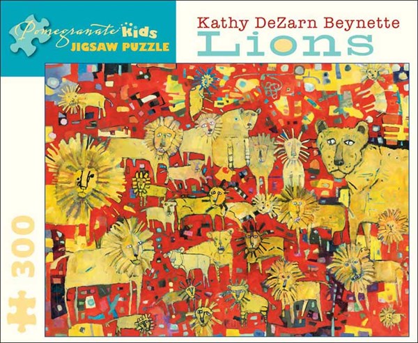 Pomegranate (JK010) - Kathy DeZarn Beynette: "Lions" - 300 piezas