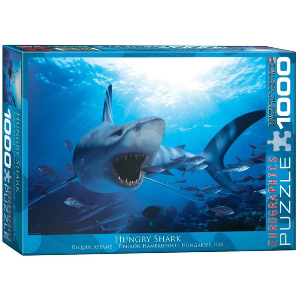 Eurographics (6000-0299) - "Hungry Shark" - 1000 piezas