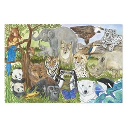 Melissa and Doug (4437) - "Endangered Species" - 48 piezas