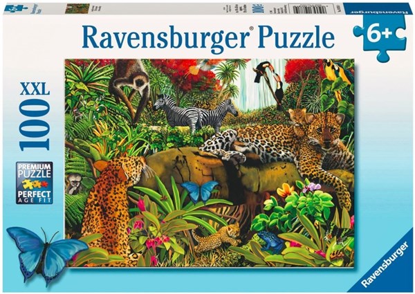 Ravensburger (10781) - Mary Thompson: "Wild Jungle" - 100 piezas