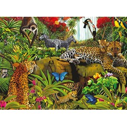 Ravensburger (10781) - Mary Thompson: "Wild Jungle" - 100 piezas