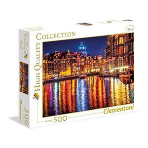 Clementoni (35037) - "Amsterdam" - 500 piezas