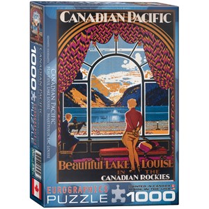 Eurographics (6000-0323) - "Beautiful Lake Louise" - 1000 piezas