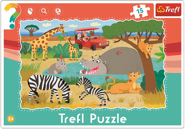 Trefl (312171) - "Safari" - 15 piezas