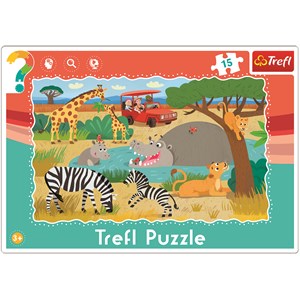 Trefl (312171) - "Safari" - 15 piezas
