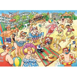 Jumbo (19128) - "Wasgij Original #24, A Very Merry Holiday" - 1000 piezas