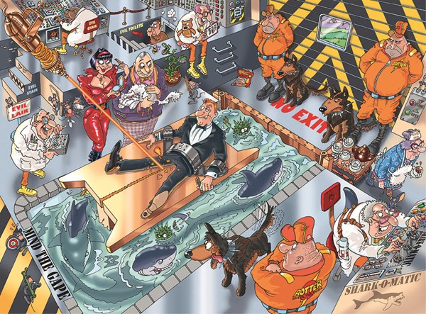 Jumbo (19143) - James Alexander: "Wasgij Mystery 13: A Purrrfect Escape" - 1000 piezas