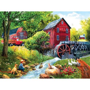 SunsOut (28751) - Tom Wood: "Playing Hookey at the Mill" - 1000 piezas