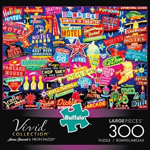 Buffalo Games (2726) - Aimee Stewart: "Neon Dazzle" - 300 piezas