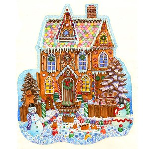 SunsOut (97179) - Wendy Edelson: "Gingerbread House" - 1000 piezas