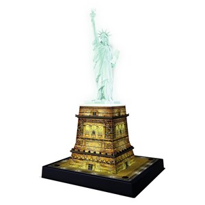 Ravensburger (12596) - "Statue of Liberty - Night Edition" - 108 piezas