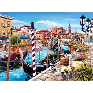 Clementoni (35026) - "Venetian Lagoon" - 500 piezas