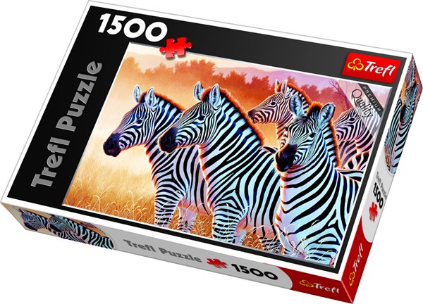 Trefl (261295) - "Zebras" - 1500 piezas