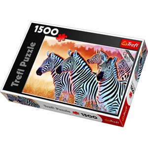 Trefl (261295) - "Zebras" - 1500 piezas