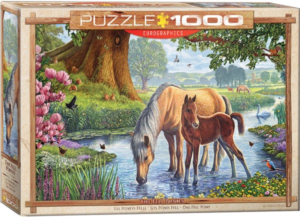Eurographics (6000-0976) - Steve Crisp: "The Fell Ponies" - 1000 piezas
