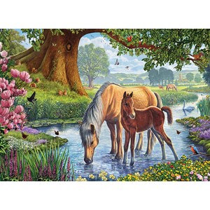 Eurographics (6000-0976) - Steve Crisp: "The Fell Ponies" - 1000 piezas