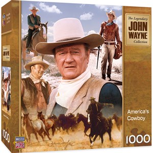 MasterPieces (71238) - "John Wayne, America's Cowboy" - 1000 piezas