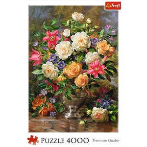 Trefl (45003) - "Flowers for the Queen Elizabeth" - 4000 piezas