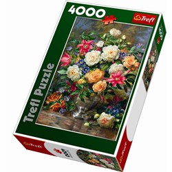 Trefl (45003) - "Flowers for the Queen Elizabeth" - 4000 piezas
